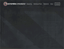 Tablet Screenshot of concretecorrections.com